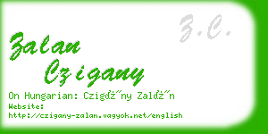 zalan czigany business card